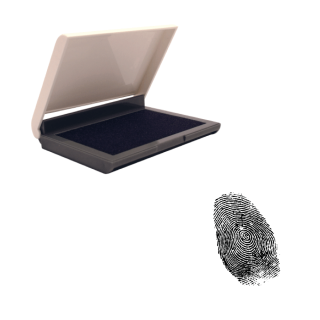 Finger Ink Ink Box Fingerprint Ink Pads | Unique Waterproof Ink | Stamps Direct