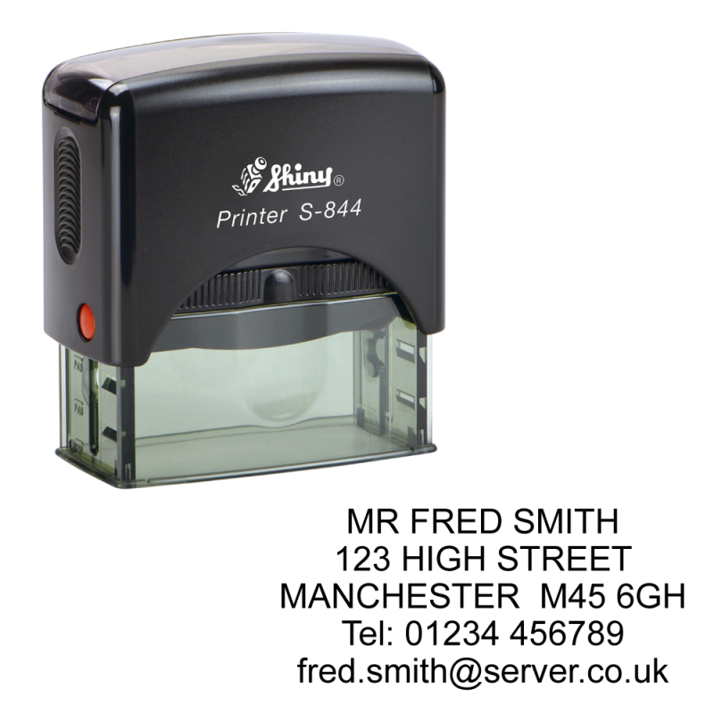 Self-inking Stamp Printer S-844 - Stamps Direct Ltd