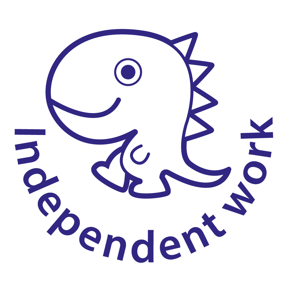 Independent work Pre-inked Single Deskmate Stamp - Stamps Direct