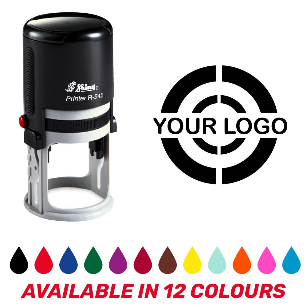 Custom Logo Self-inking Stamp R-542 - Stamps Direct Ltd