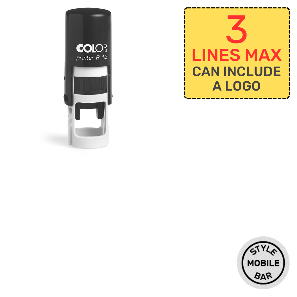 Colop R12 Self-Inking Circular Stamps | Buy at Stamps Direct