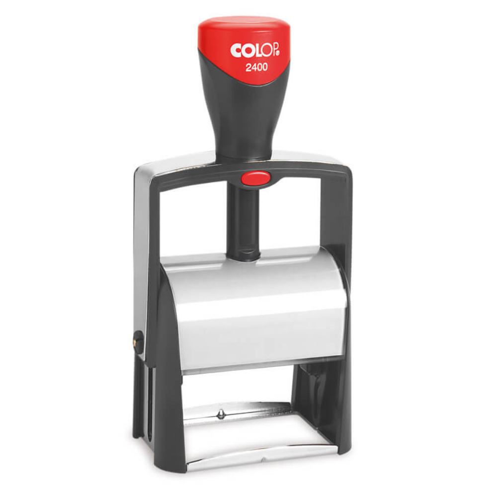 Colop Metal Self-inking Colop Stamp 56x25mm |Stamps Direct