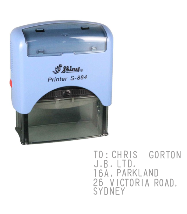 SELF-PORTRAIT (UK8)新品タグ付き Shiny S-829 Self Inking Stamp