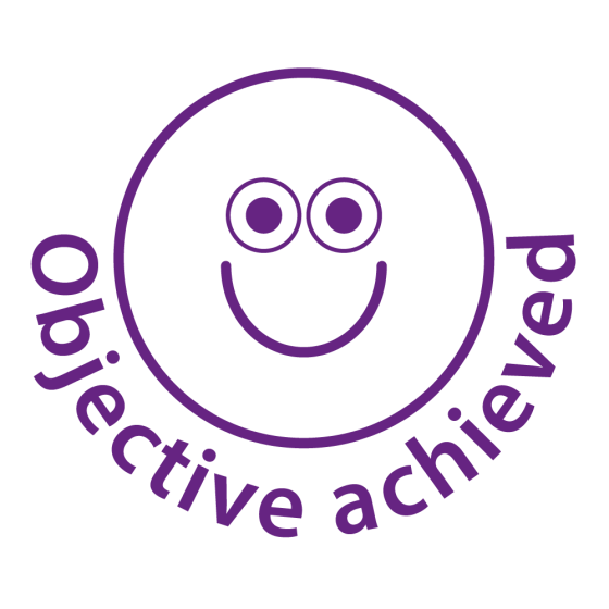 Objective Complete Sticker Objective achieved Pre-inked Single Deskmate Stamp - Stamps Direct