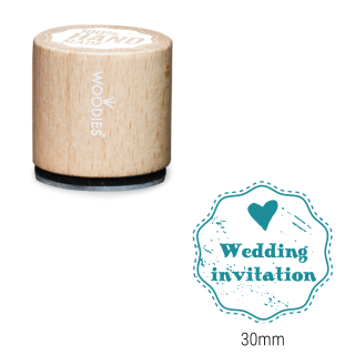 Woodies stamp - Wedding invitation-WE3005